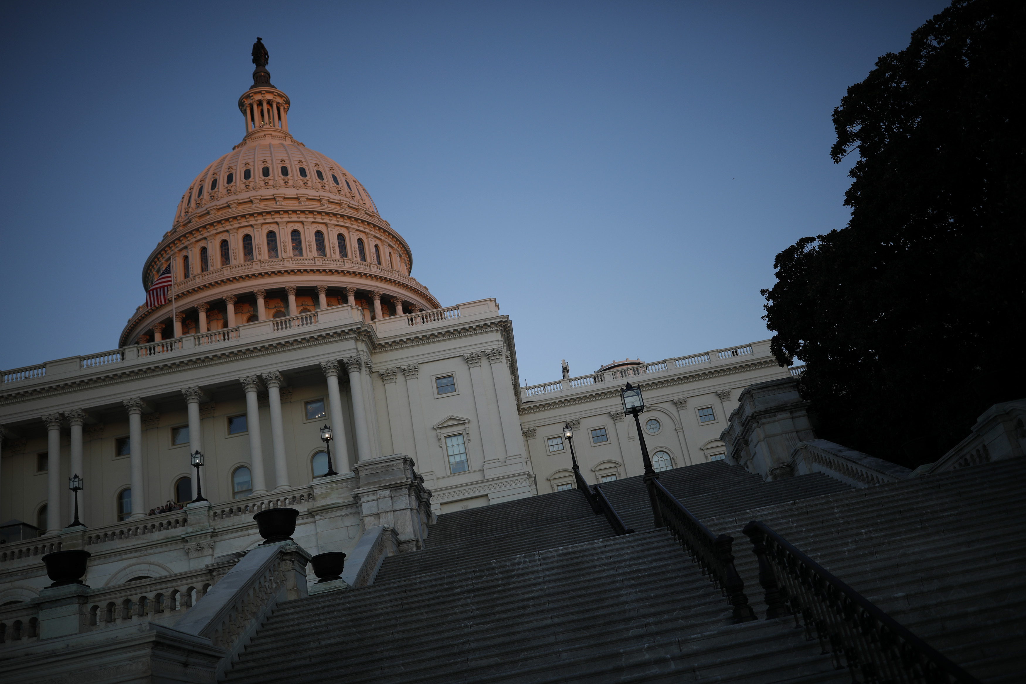 The U.S. Capitol as the shutdown loomed
