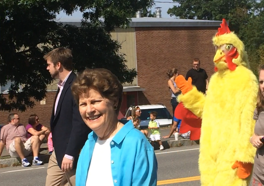 Chicken-suit wearing New Hampshire GOP staffer arrested for disorderly conduct
