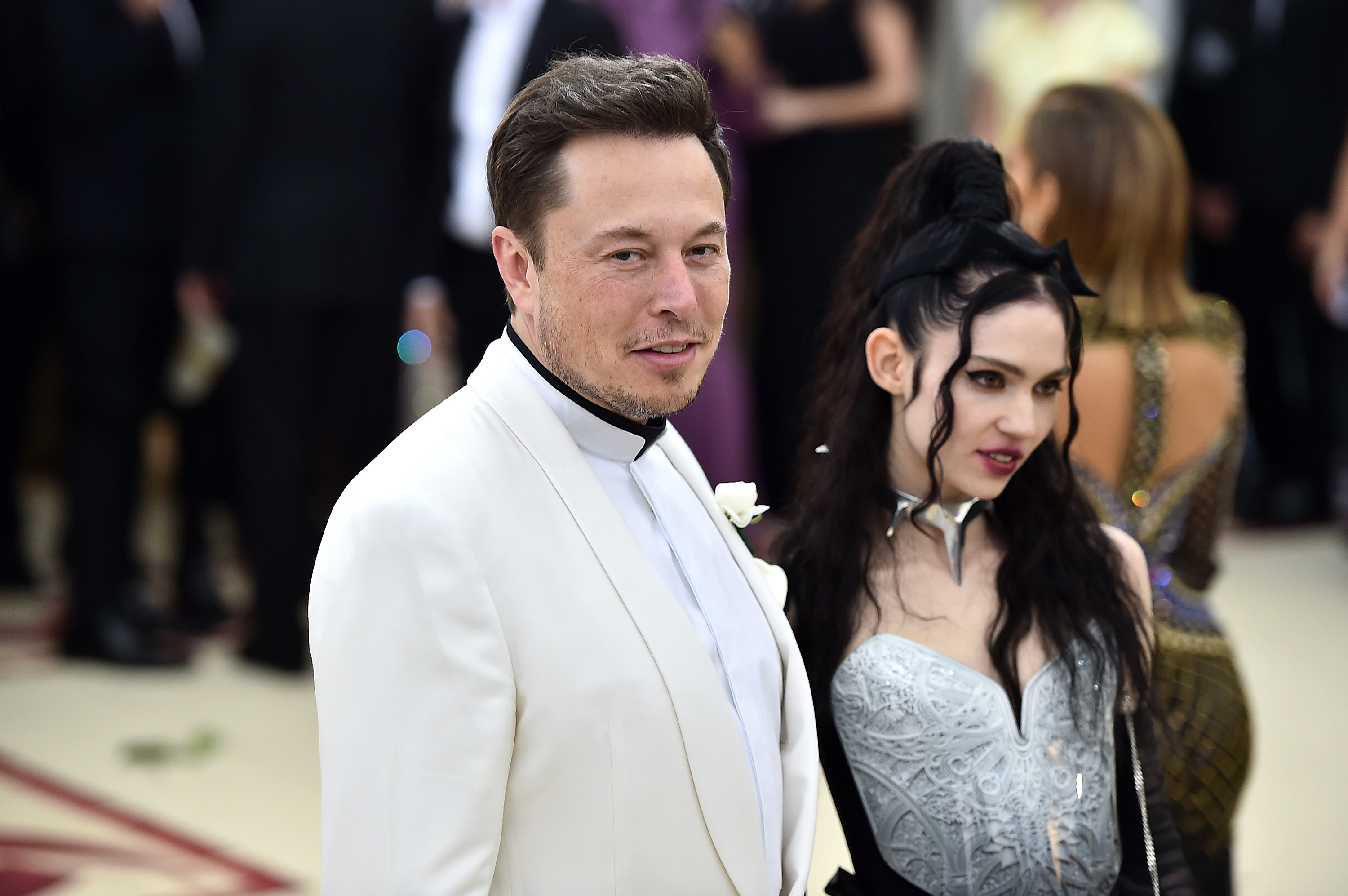 Elon Musk and Grimes.