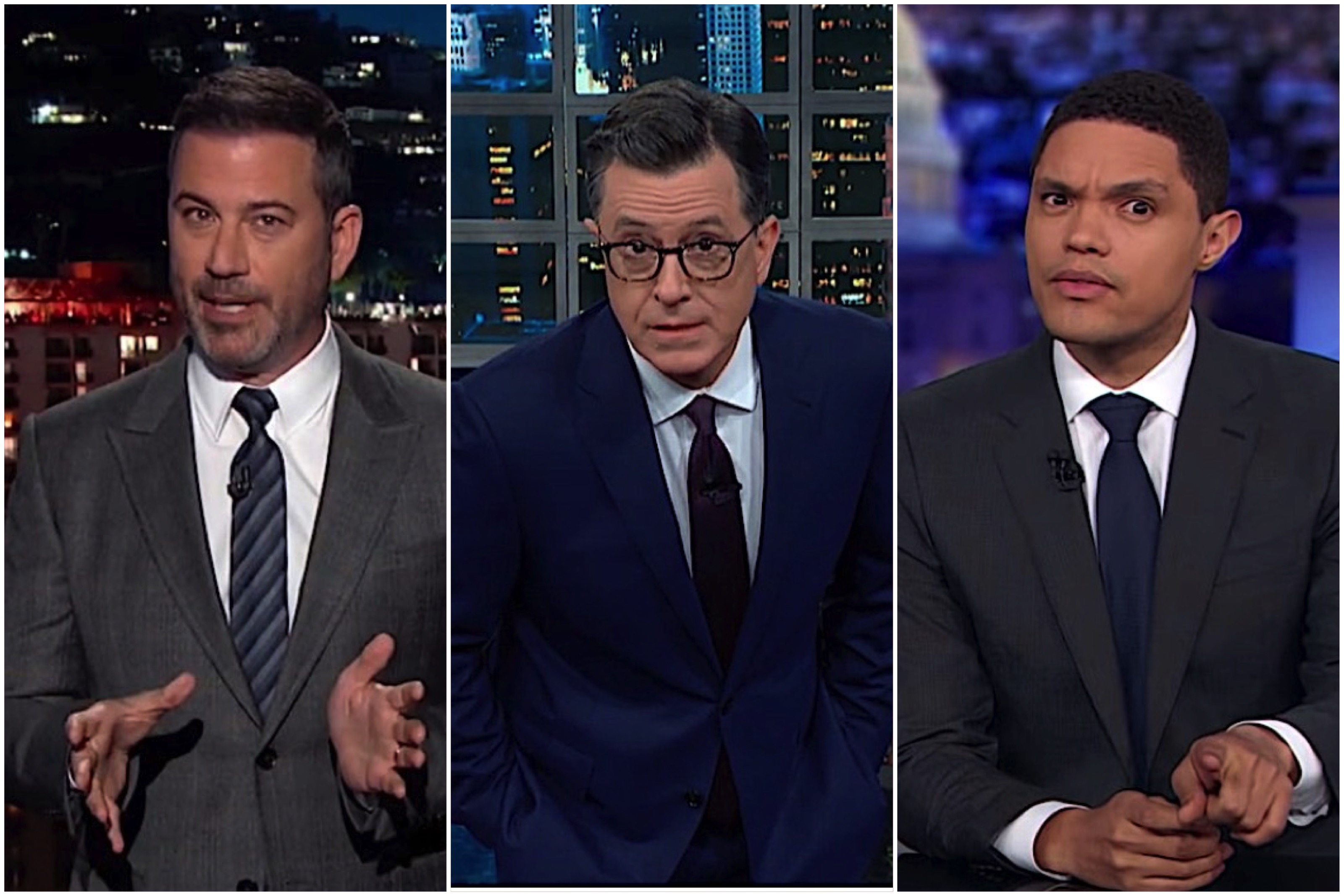 Late night hosts on Trump obstructing Congress