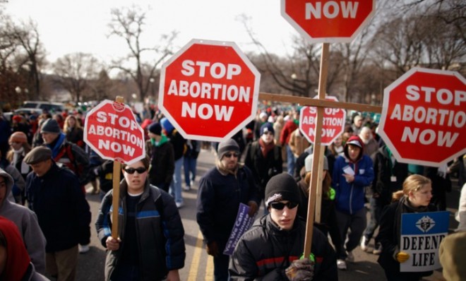 The annual &quot;March for Life&quot; anti-abortion rally in Washington, D.C.