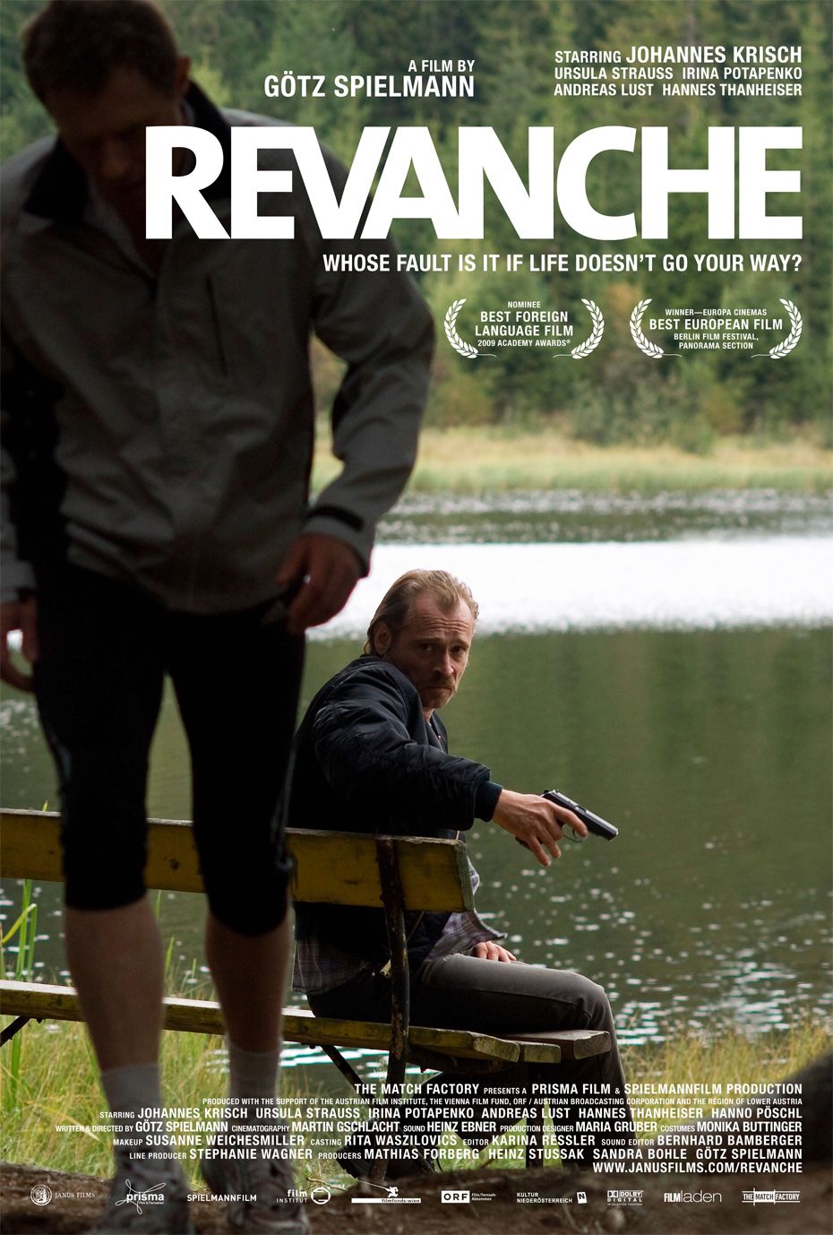 A movie poster for Revanche