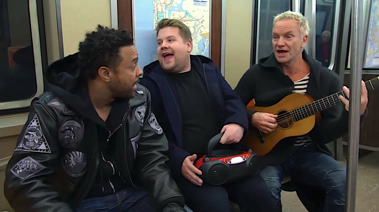 James Corden ropes in Sting and Shaggy