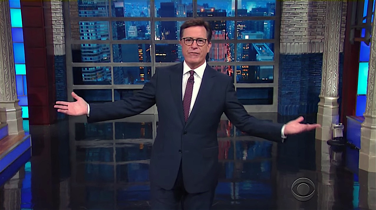 Stephen Colbert salutes New York resiliance