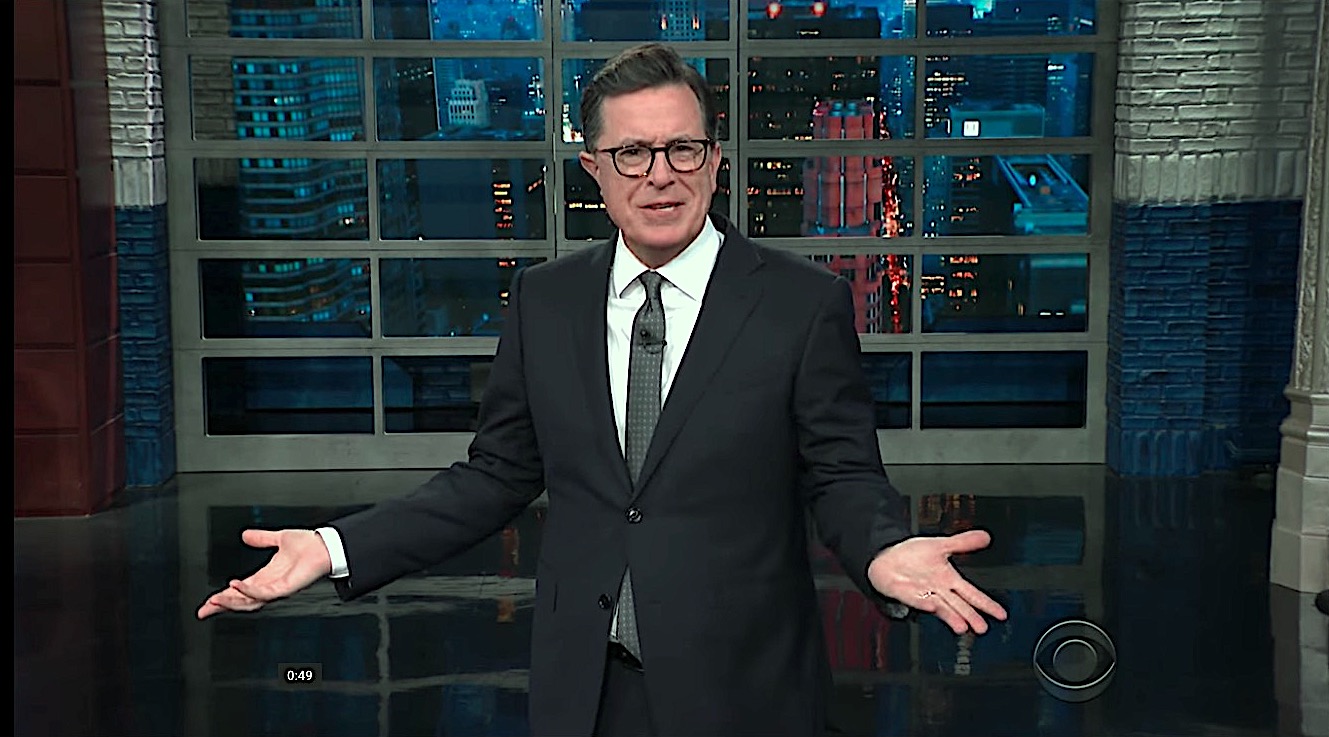 Stephen Colbert slams Trump for vulgar remarks