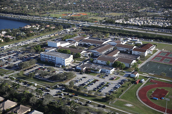 A view of Marjory Stoneman Douglas High School.