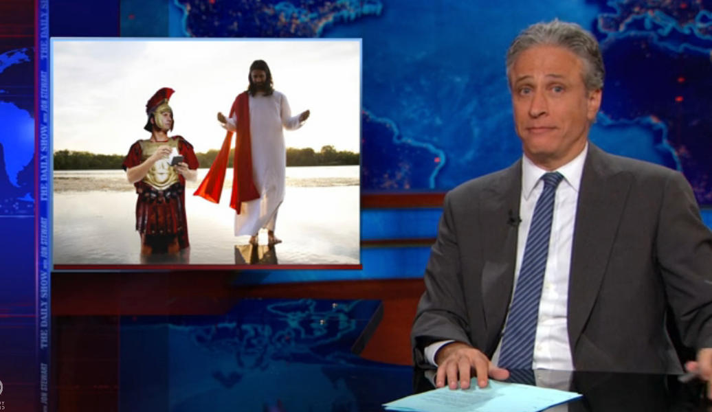 Jon Stewart returns from vacation to a world gone mad