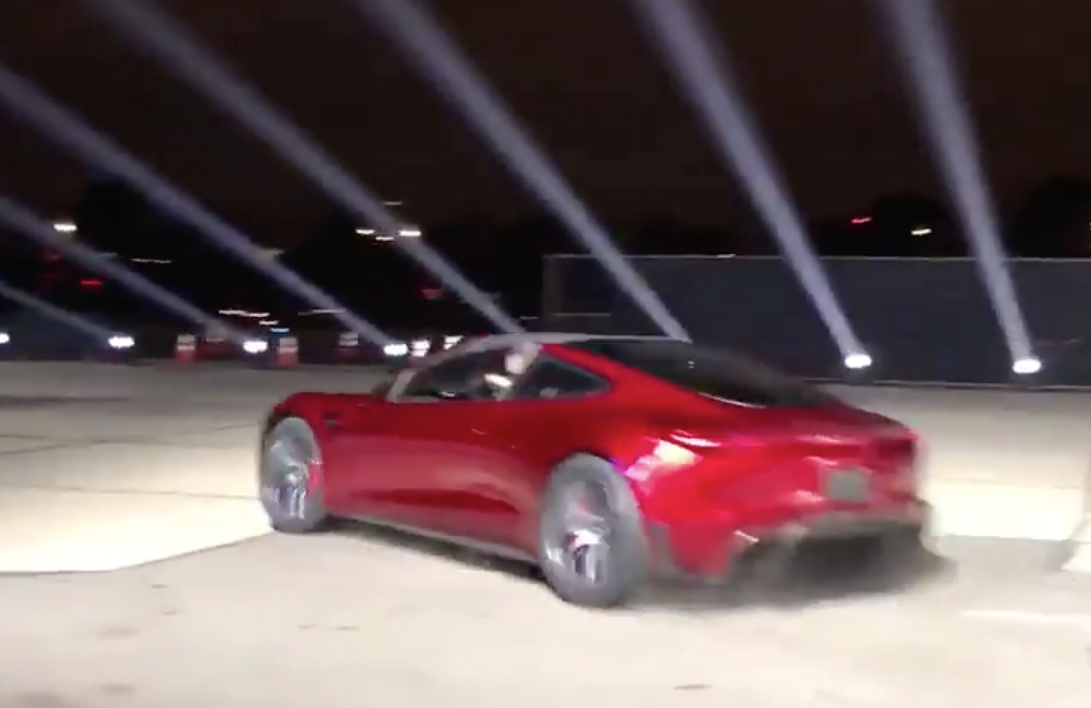 Tesla car.