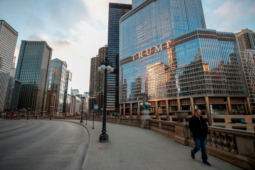 Trump hotel in Chicago.