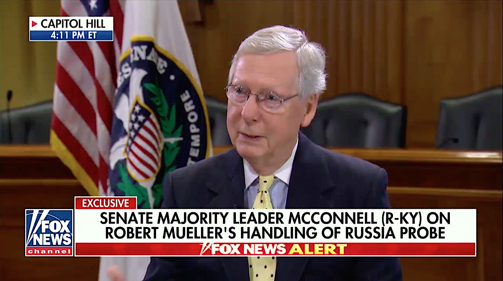 Mitch McConnell shoots down legislation to protect Mueller