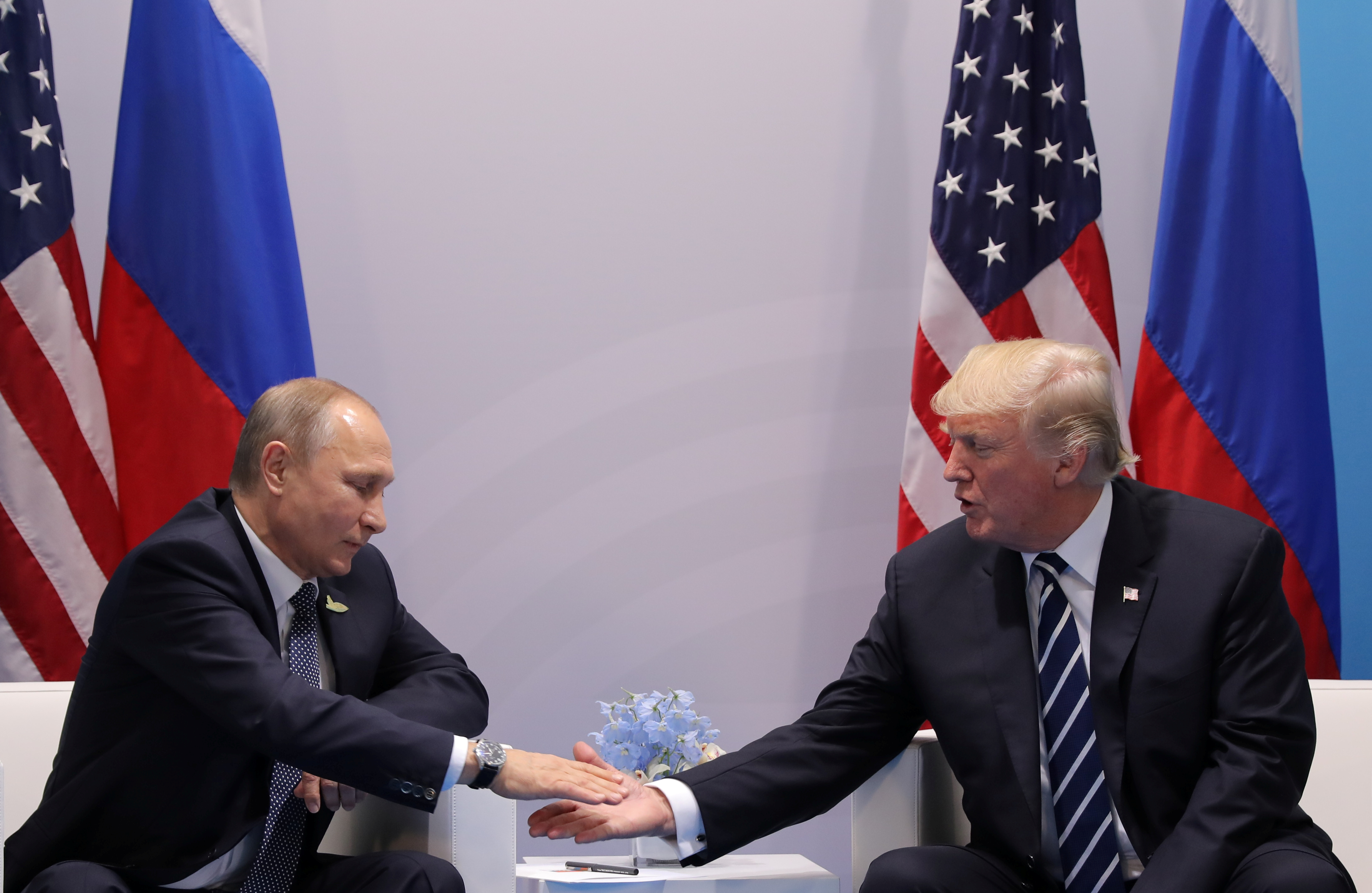 President Trump and Russian President Vladimir Putin. 