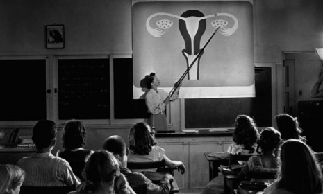 A more traditional sex ed classroom in 1948: Some teachers today are revolutionizing the birds and the bees talk for their students.