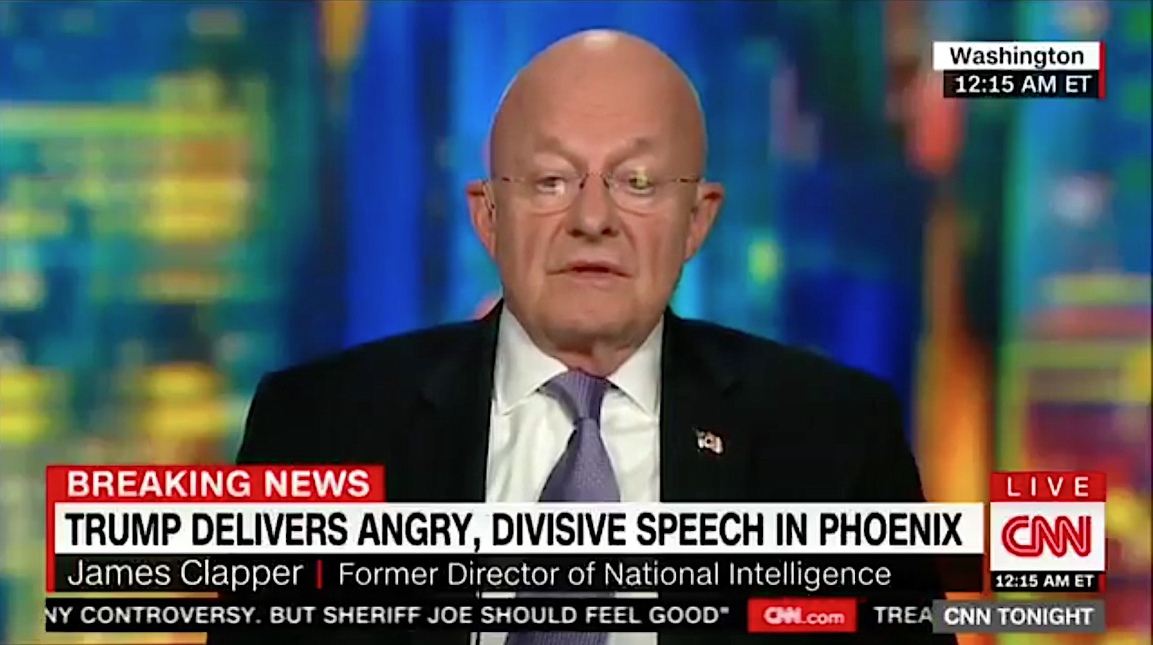 James Clapper questions Trump&#039;s fitness for office