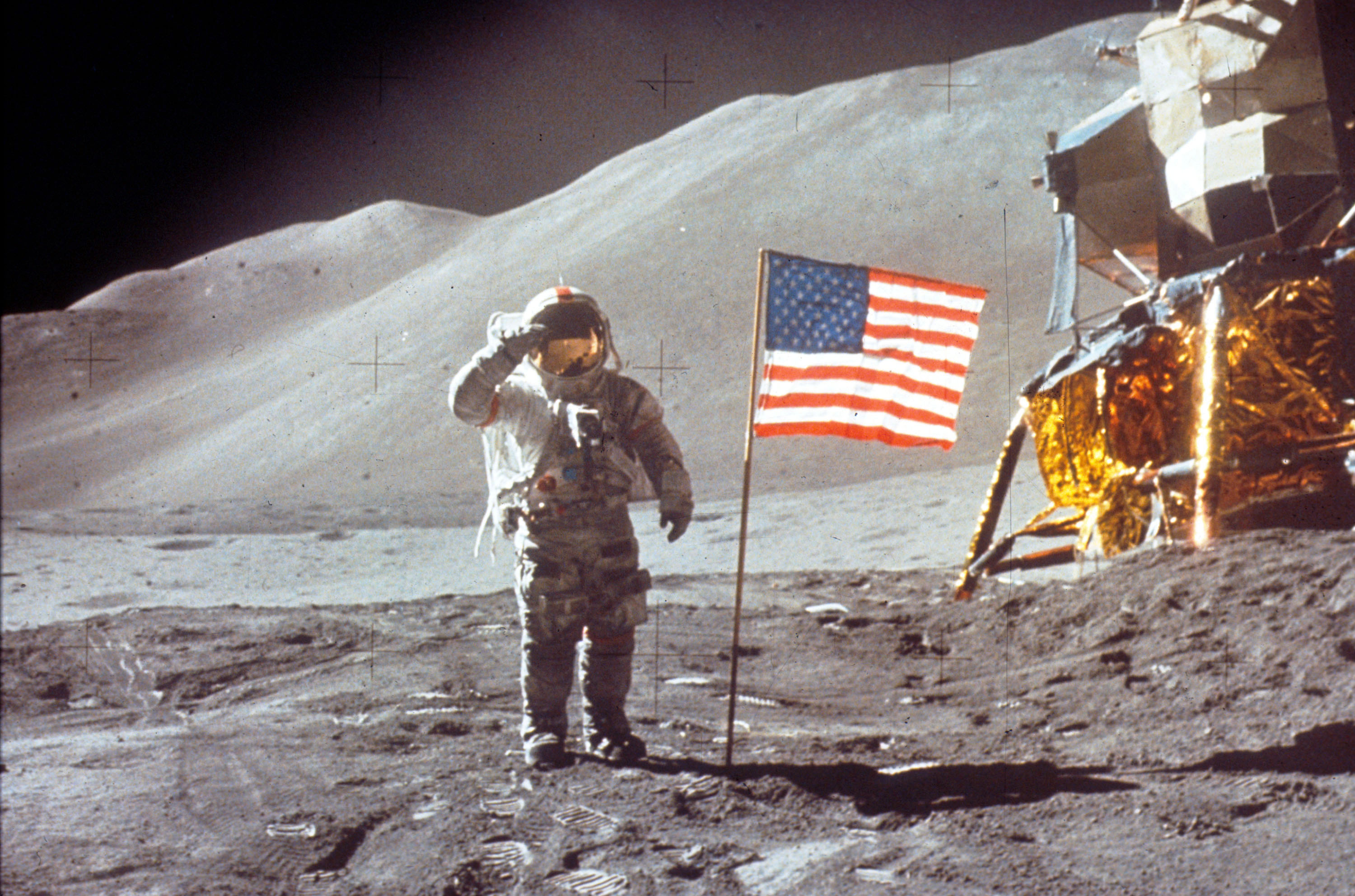 The first lunar landing: just one of America&#039;s finest achievements.