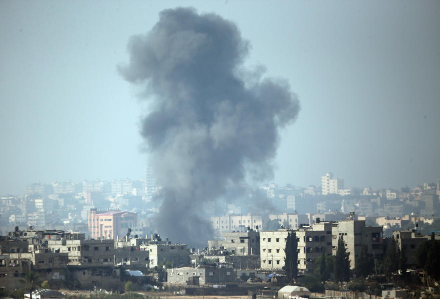 Hamas says 3 senior leaders killed by an Israeli airstrike in Gaza