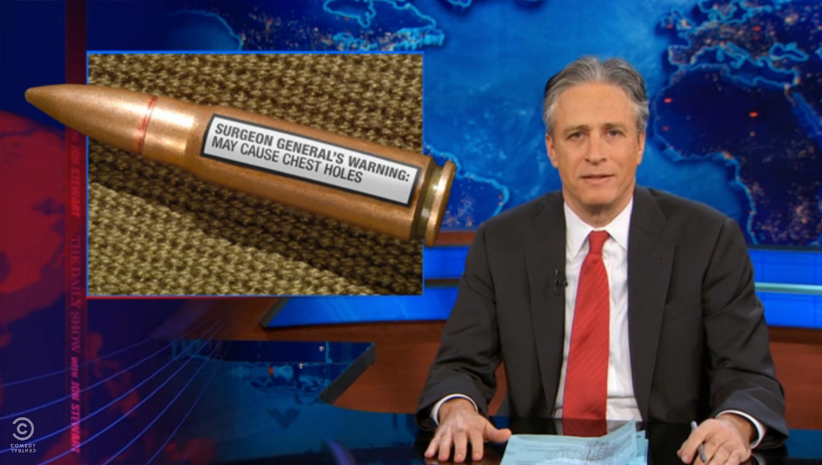 Jon Stewart agrees with Obama&#039;s stalled surgeon general nominee: Guns are a health issue
