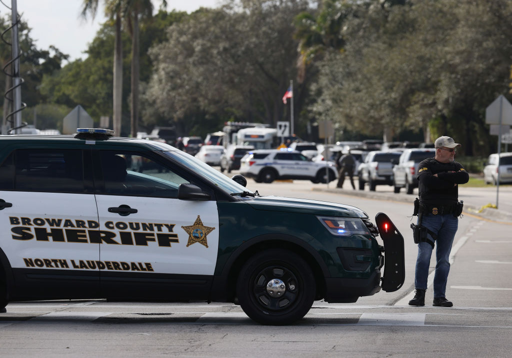 A law enforcement investigation in Sunrise Florida.