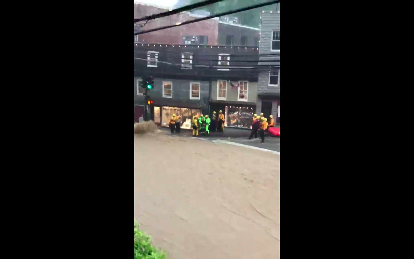 Flooding in Ellicott City, Maryland.
