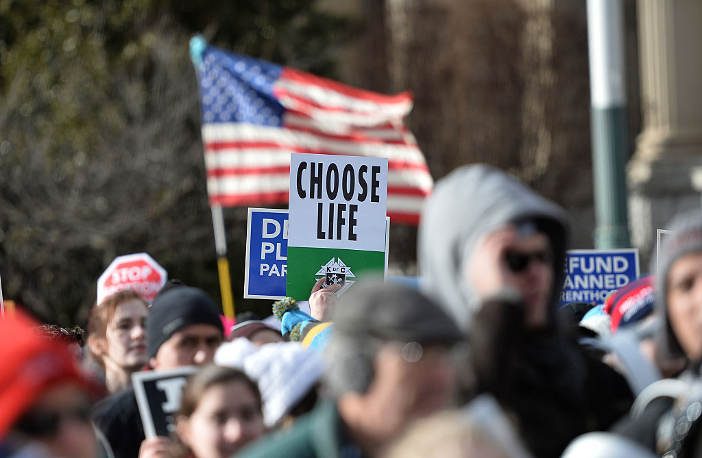 A pro-life demonstration in Washington, D.C.