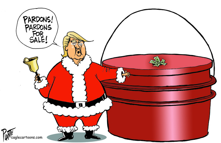 Political Cartoon U.S. Trump pardons&amp;nbsp;