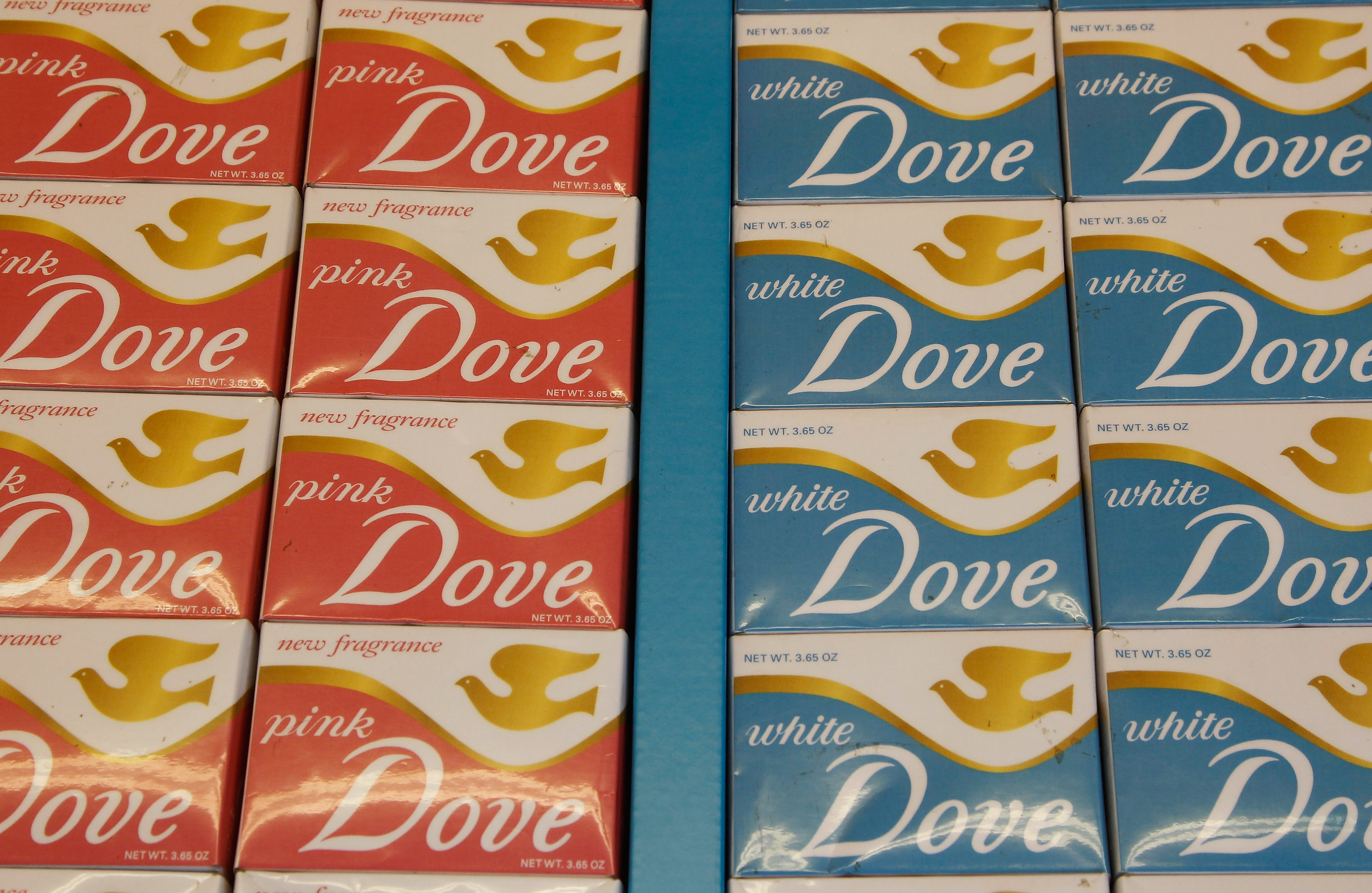 Dove soap at a supermarket