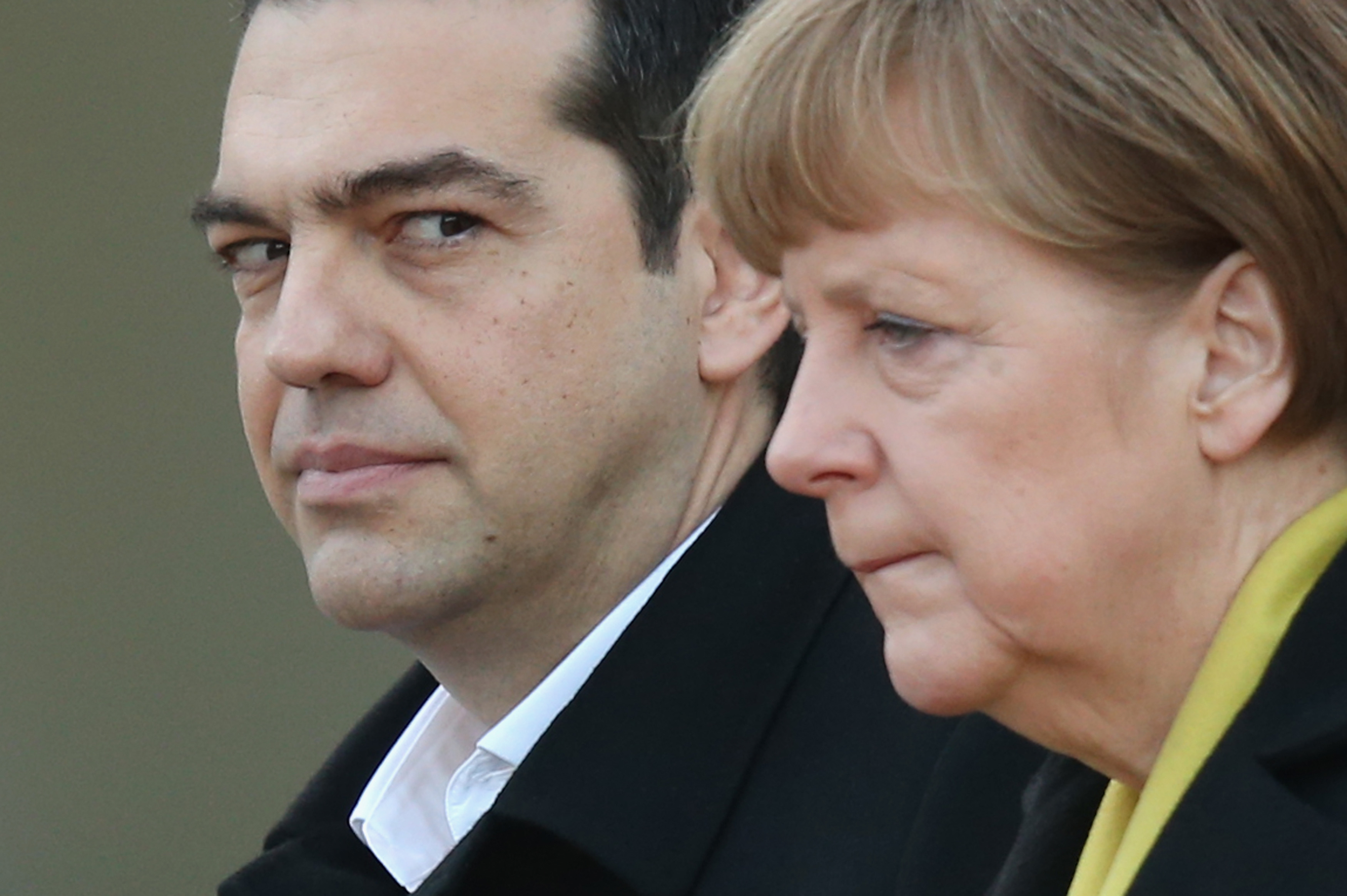 Merkel and Tsipras.