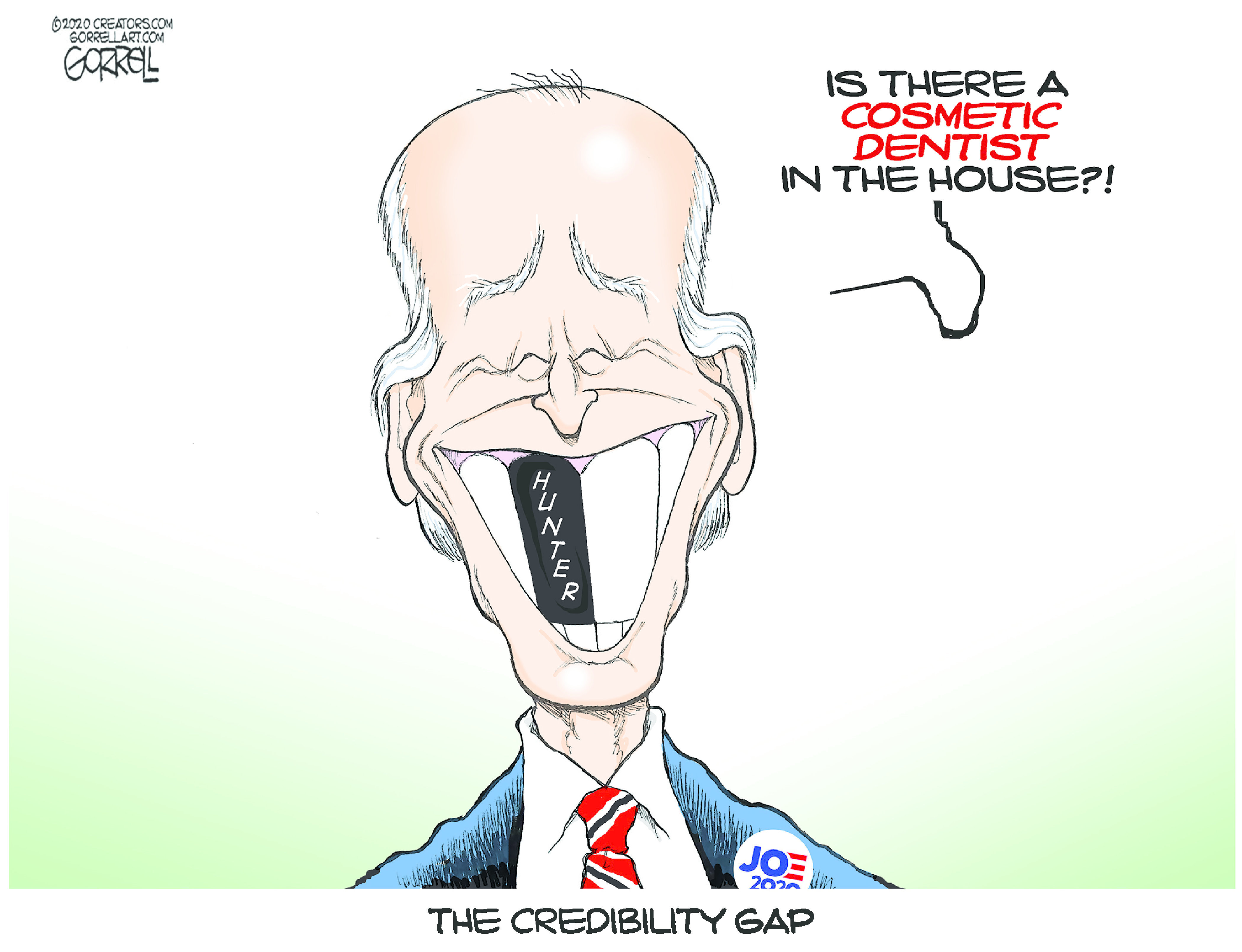 Political Cartoon . Hunter Biden