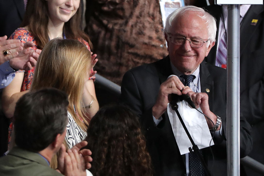Bernie Sanders asks to name Hillary Clinton nominee by acclamation
