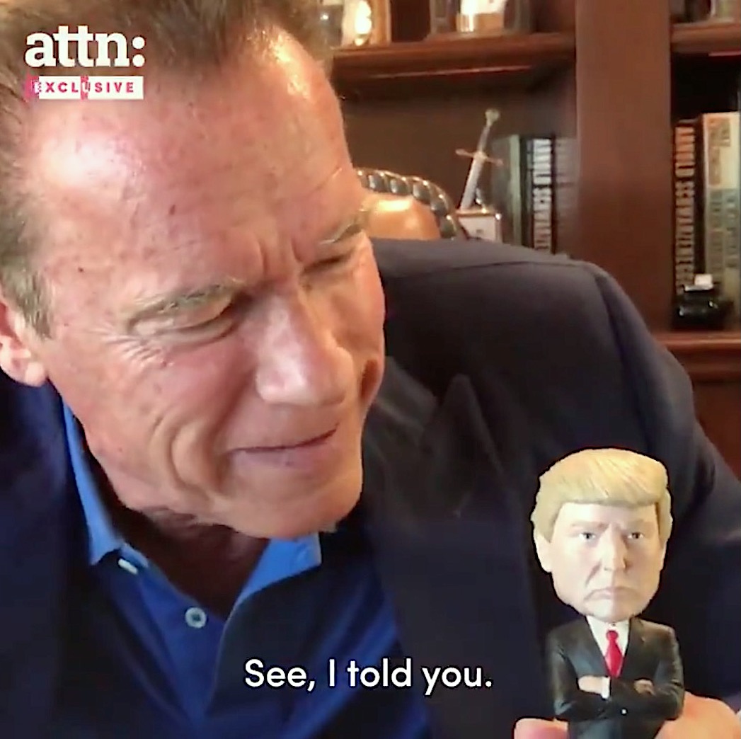 Schwarzenegger has some advice for Trump and for Nazis