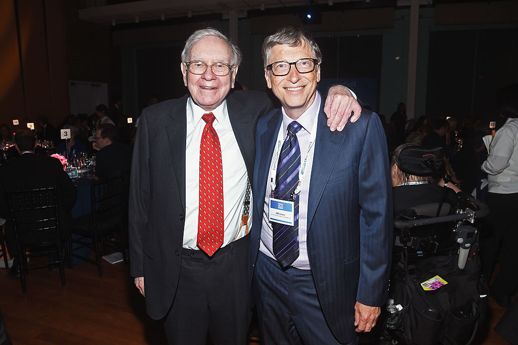 Bill Gates and Warren Buffett. 