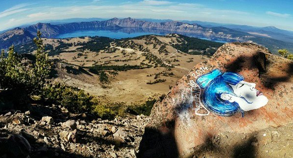 Authorities searching for rogue artist vandalizing national parks