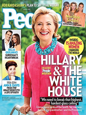 People magazine&#039;s worst-selling issue of 2014 featured Hillary Clinton on the cover