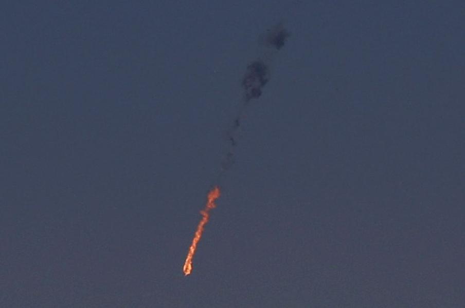 Israel shot down a Syrian fighter jet over the Golan Heights