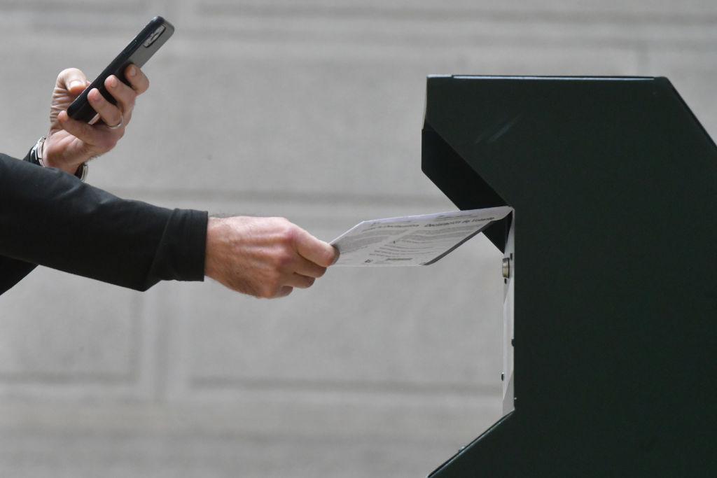 Pennsylvania ballot drop box.