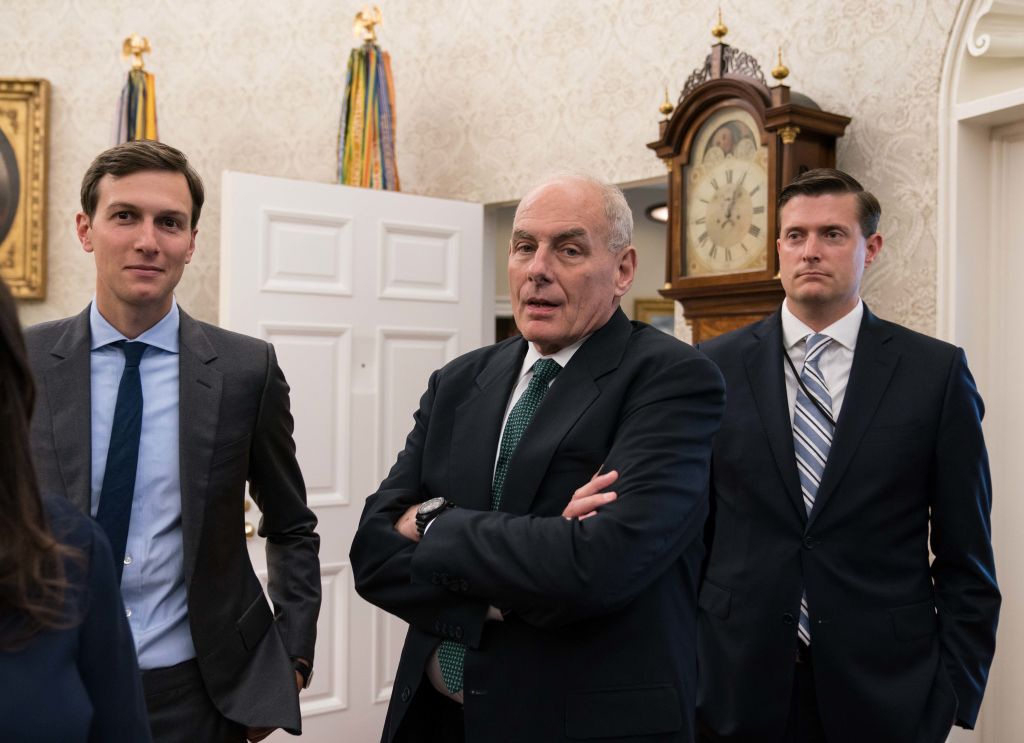 Jared Kushner and John Kelly are fighting because of Rob Porter