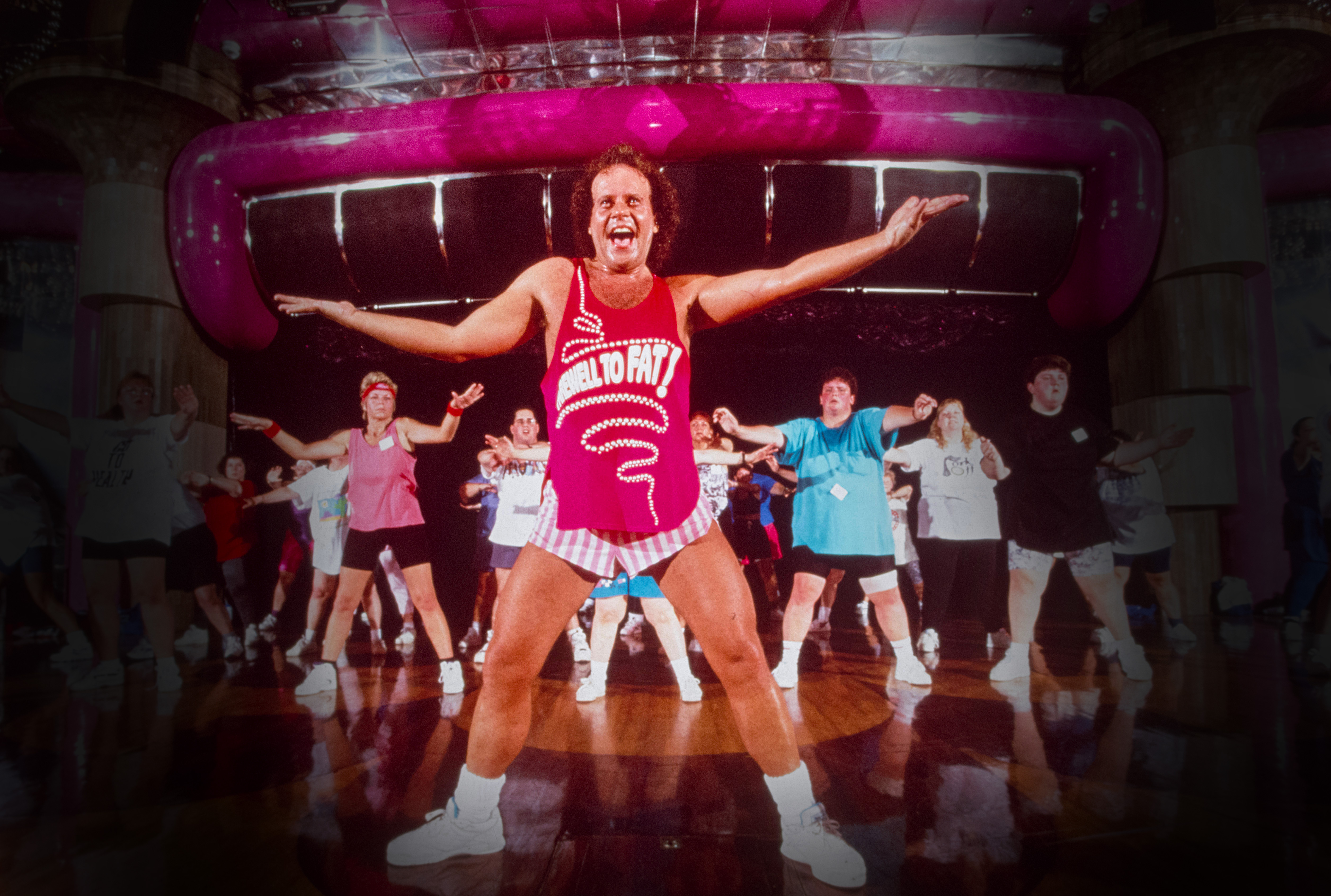 Richard Simmons teaches during his ’Cruise to Lose’.