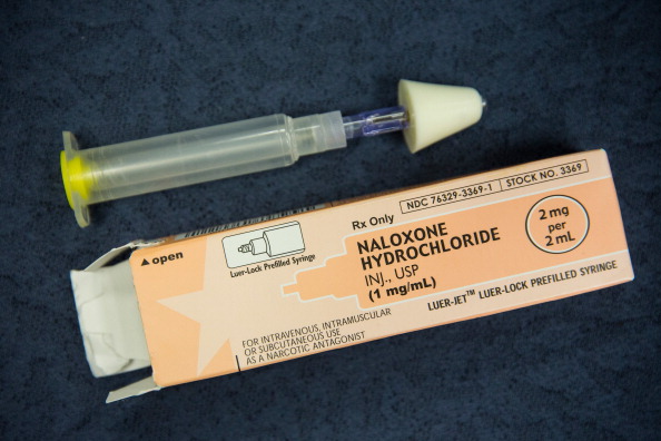 A medication given to people overdosing on heroin.