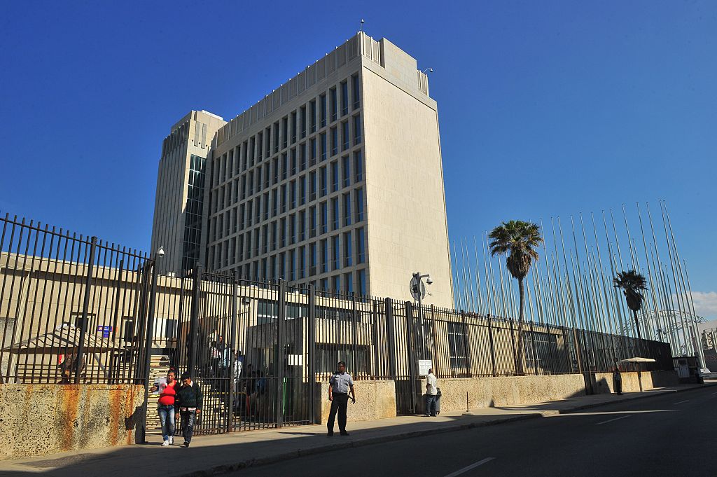 U.S. embassy in Havana, Cuba.