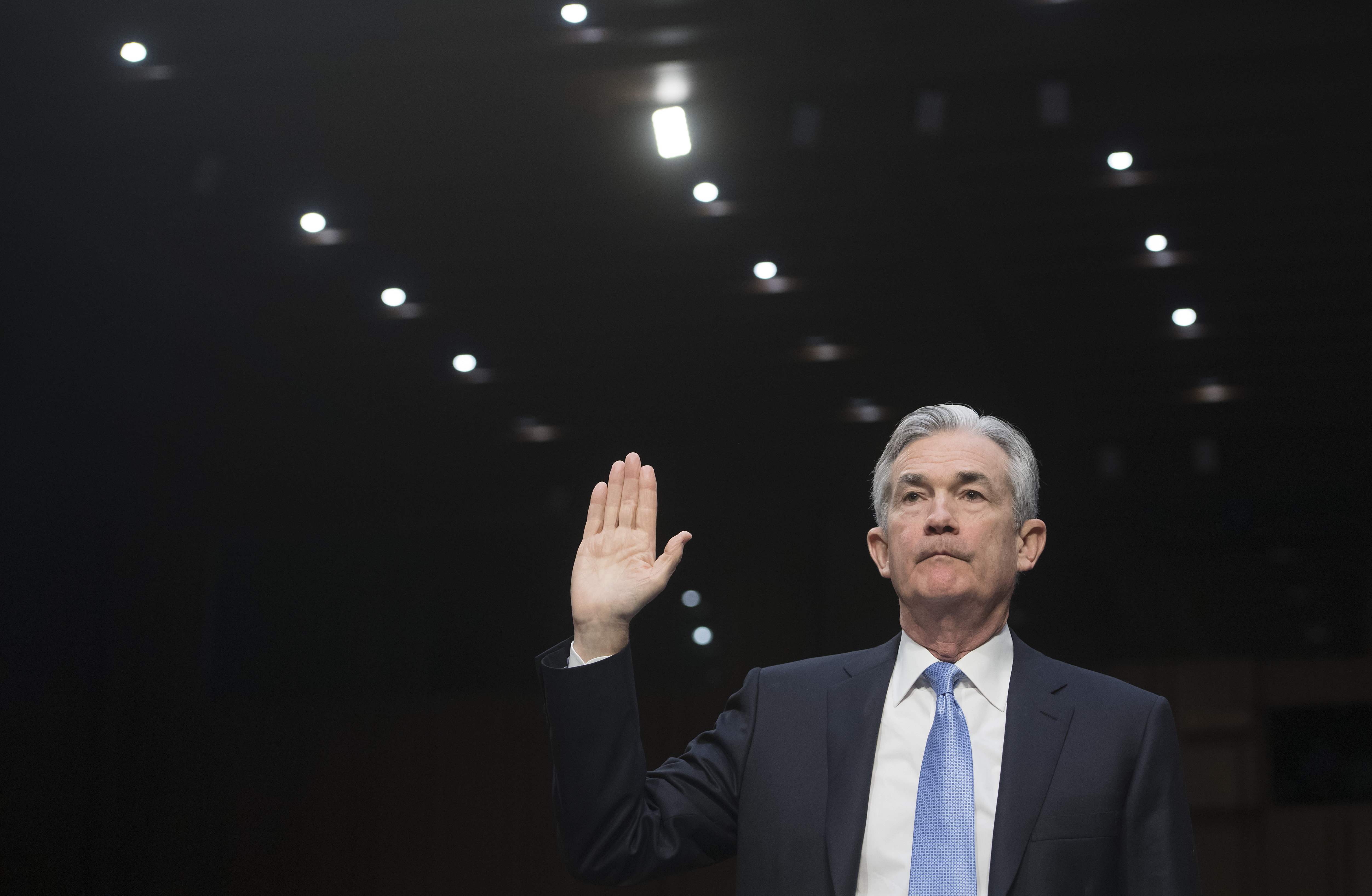 Jerome Powell, the new Fed chair, in Washington