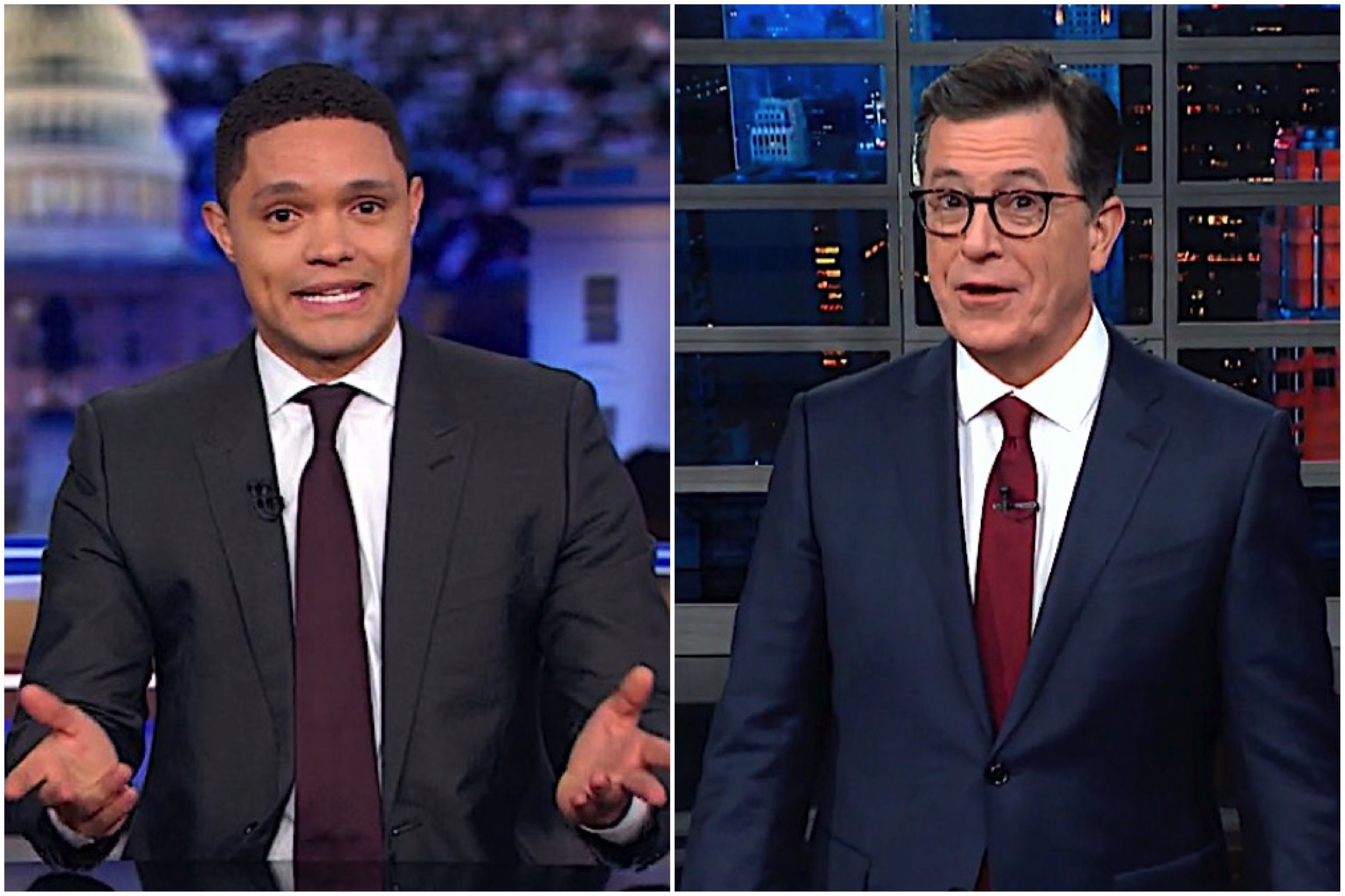 Stephen Colbert and Trevor Noah can&#039;t believe Trump might reprise the shutdown