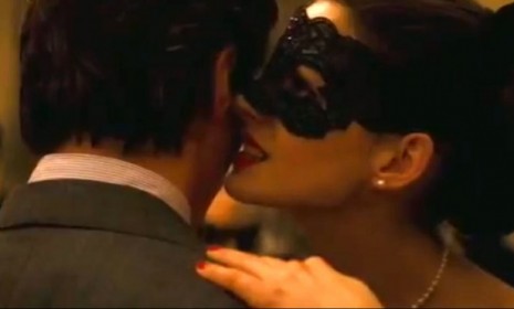 Catwoman (played by Anne Hathaway) reveals her disdain for the privileged 1 percent in the official trailer for &quot;The Dark Knight Rises.&quot;