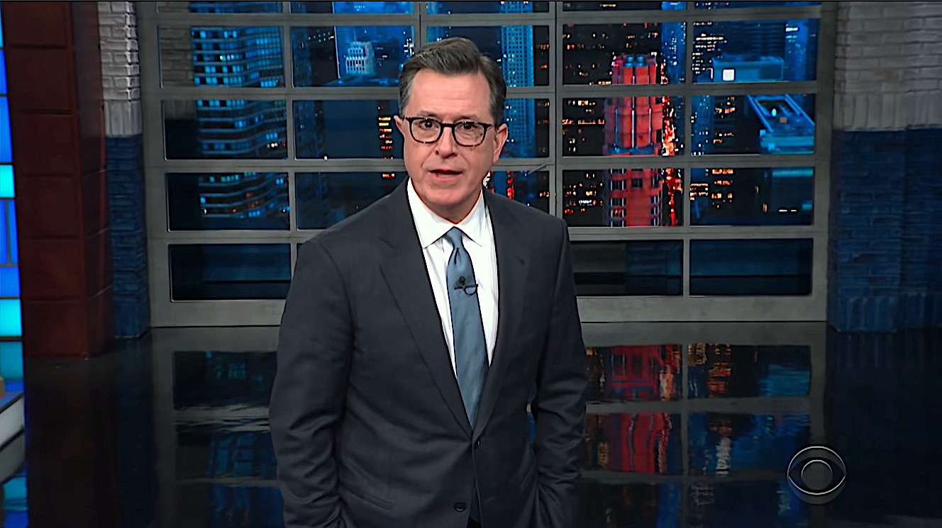 Stephen Colbert cocks an eyebrow at Trumps ObamaCare gambit