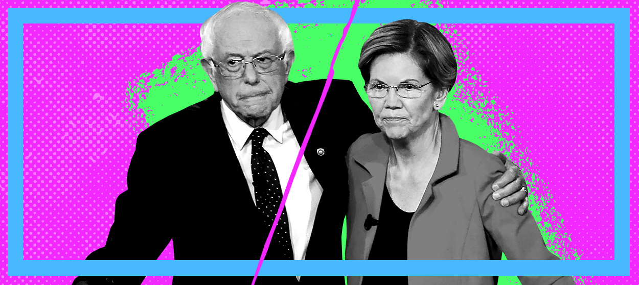Bernie Sanders and Elizabeth Warren.