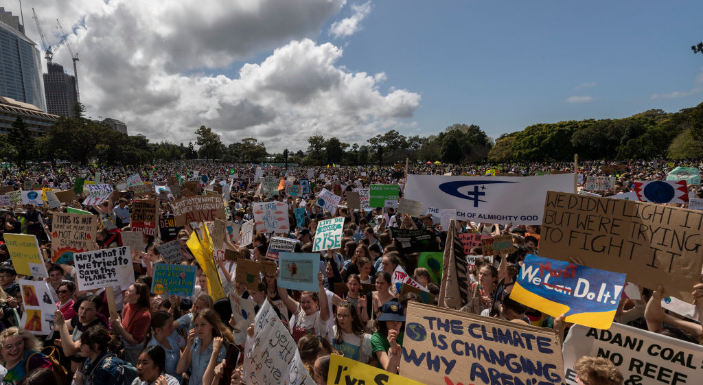 Climate strike in Sydney, Australia