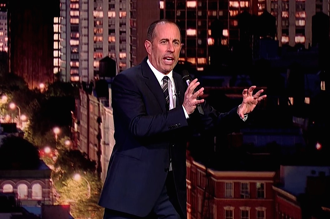 Seinfeld goes old school on Letterman
