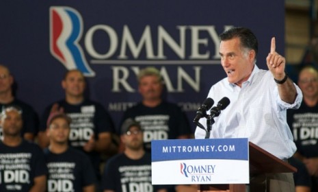 Mitt Romney has roughly $60 million more in the bank than President Obama does.