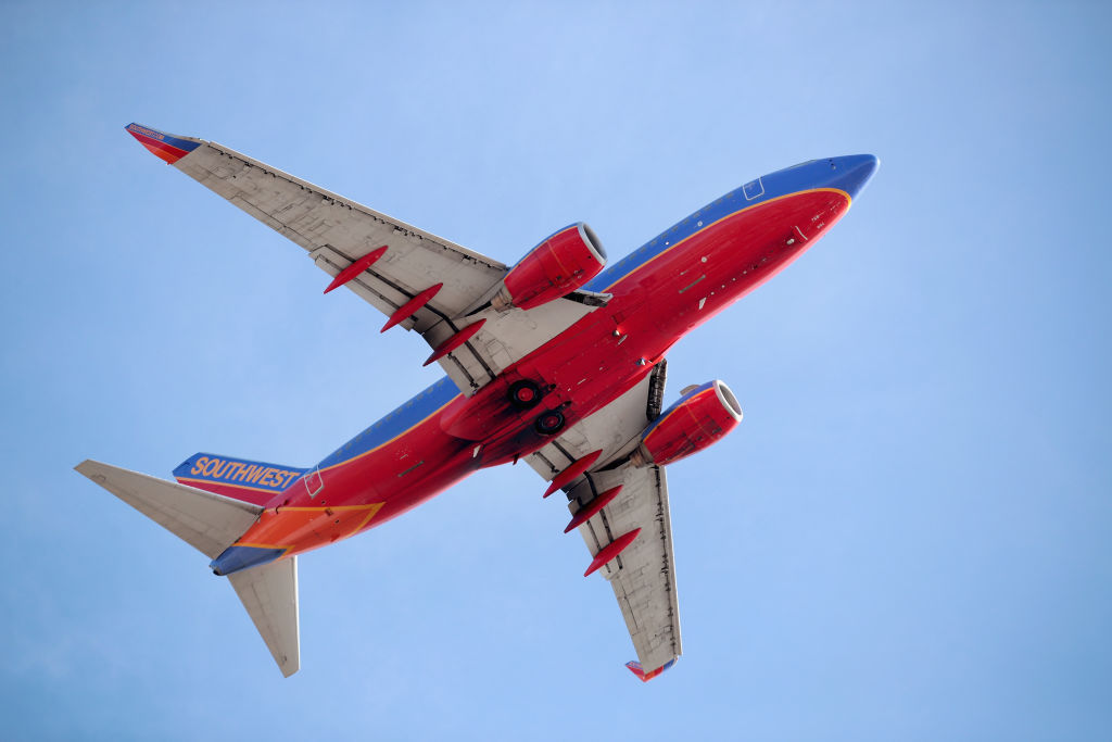 A Southwest Airlines jet.