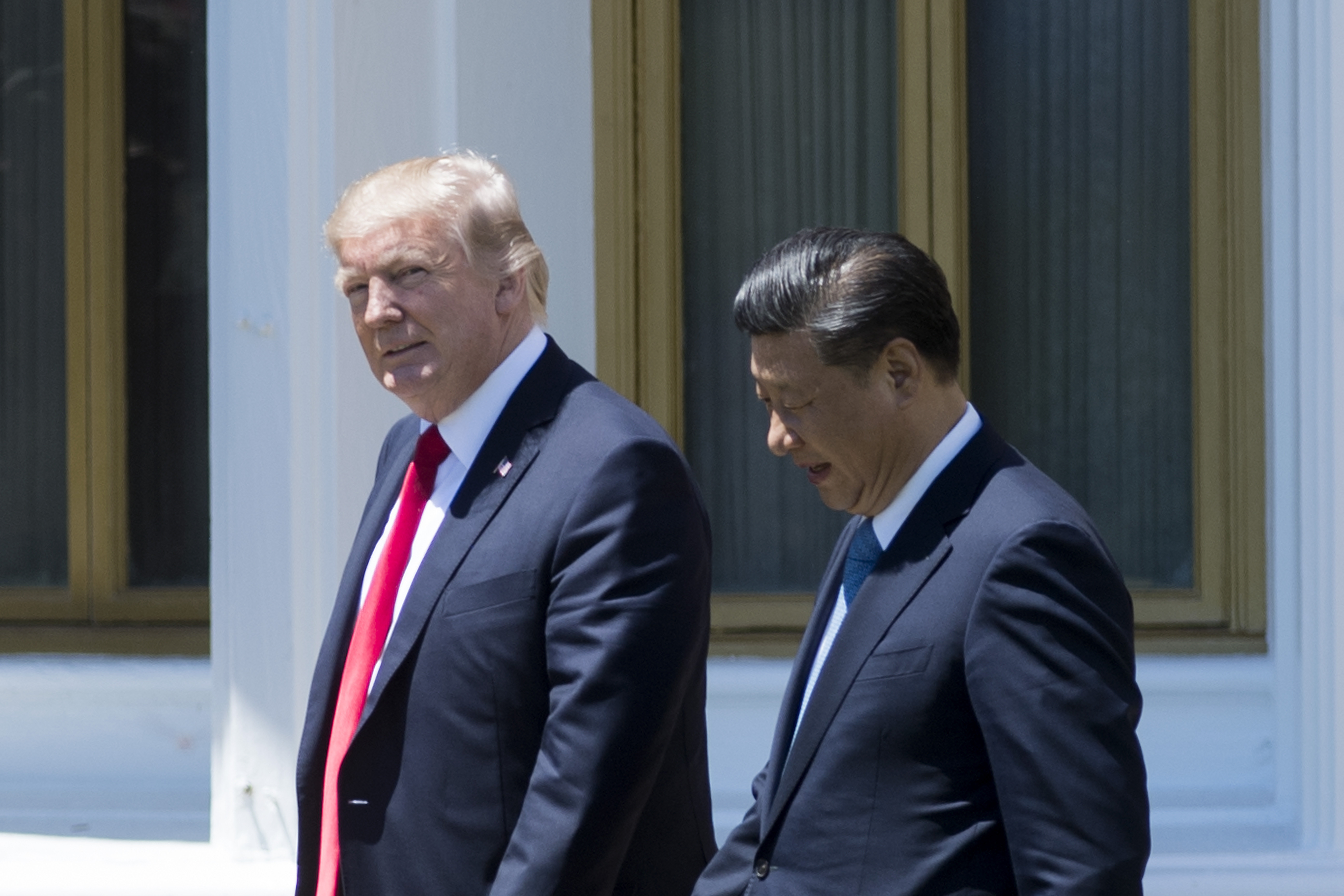 President Trump and Chinese President Xi Jinping in April