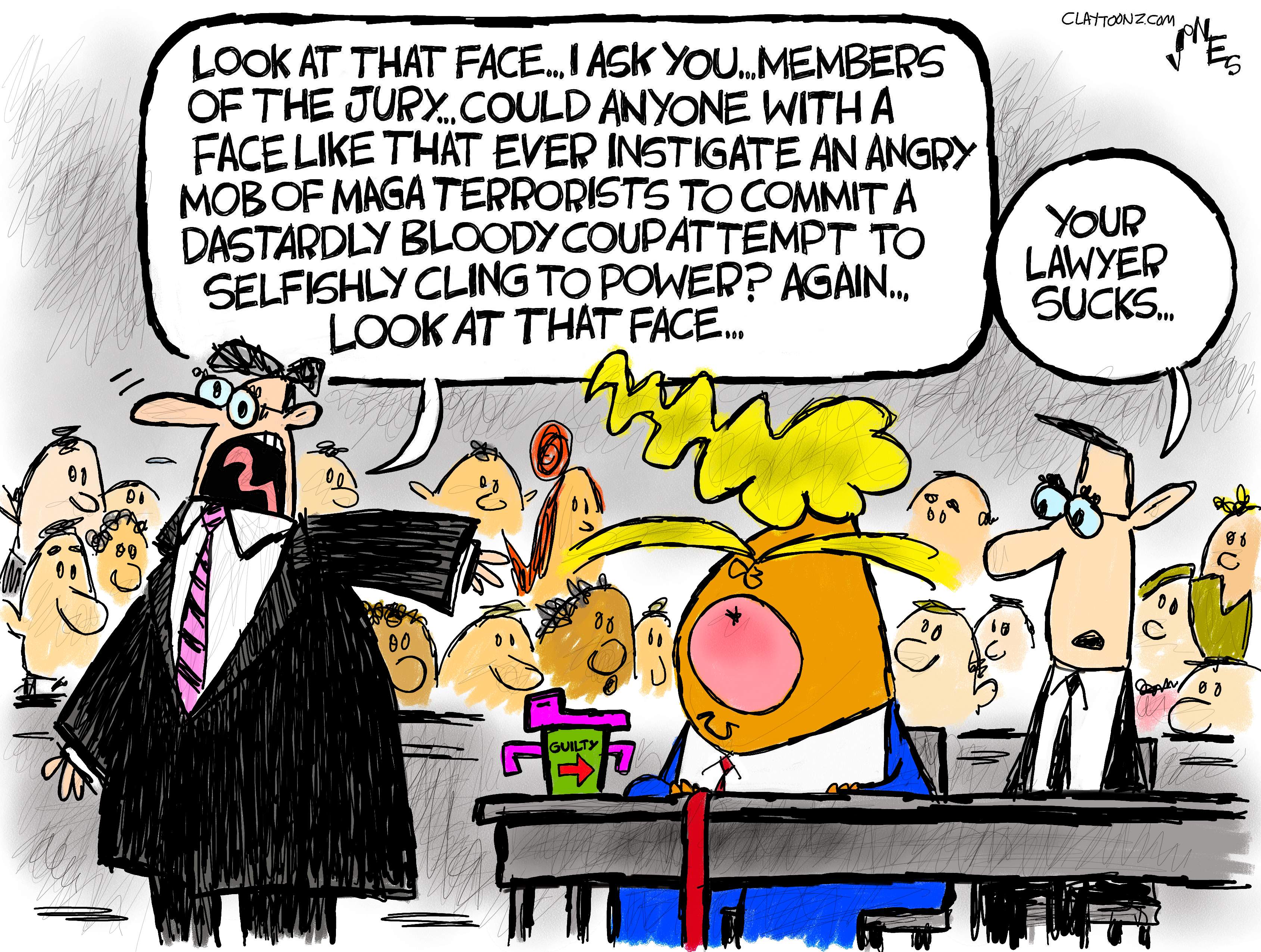 Political Cartoon U.S. trump impeachment&amp;nbsp;