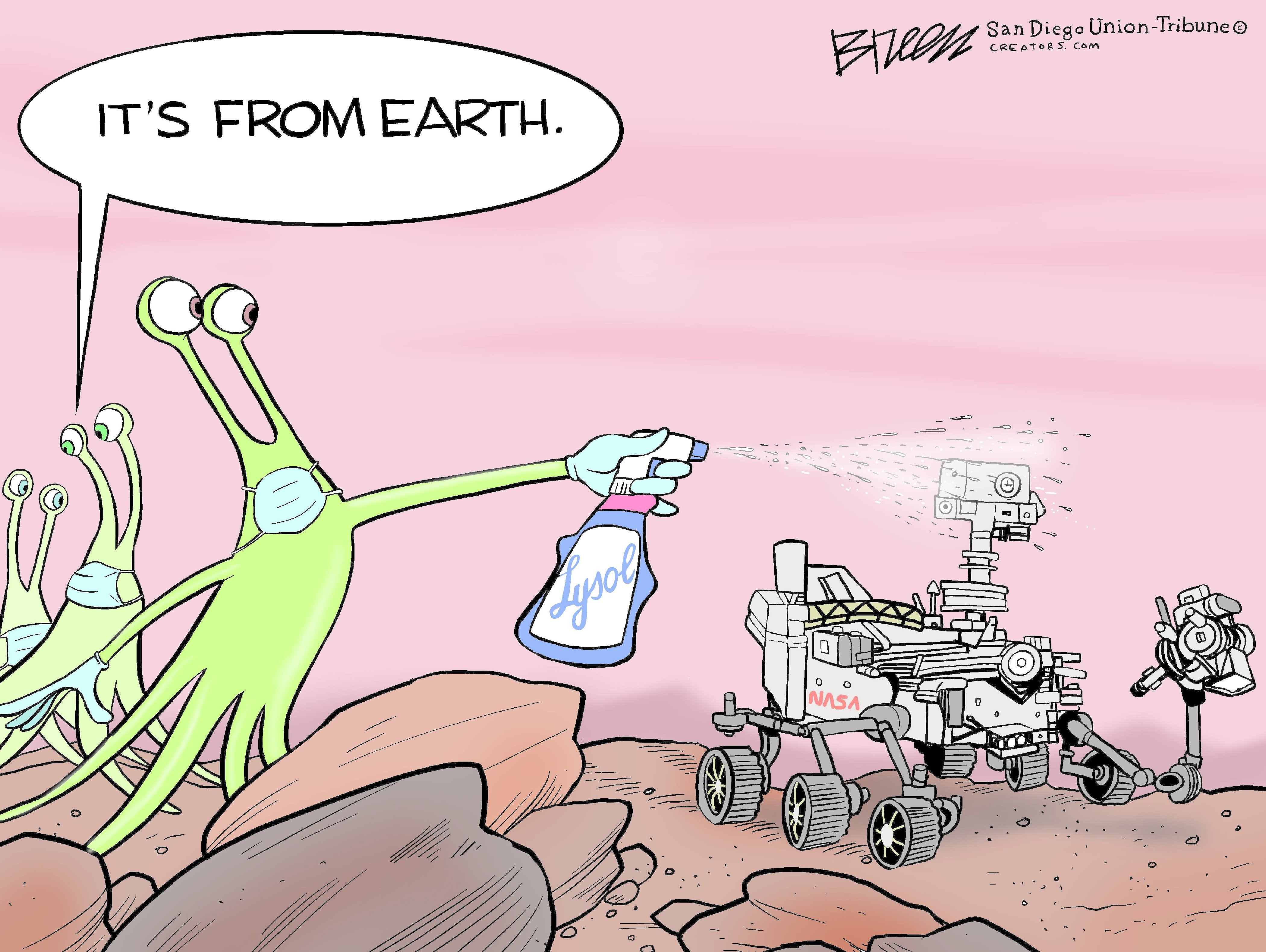 5 celestially funny cartoons about Perseverance's Mars adventure | The Week